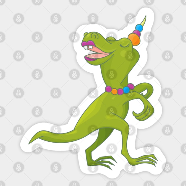 Mamasaurus Dinosaur Tyranasaurus Rex Sticker by tatadonets